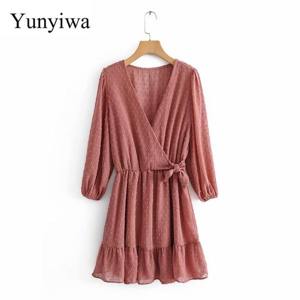 casual dresses women elegant cross v neck bow tied chiffon vestido hem ruffles mini dress autumn ladies elastic waist kimono, Black;gray
casual dresses women elegant cross v neck bow tied chiffon vestido hem ruffles mini dress autumn ladies elastic waist kimono, Black;gray
