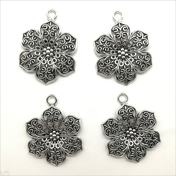 100pcs flower antique silver charms pendants diy jewelry findings for jewelry making bracelet necklace earrings 32*24mm, Bronze;silver
100pcs flower antique silver charms pendants diy jewelry findings for jewelry making bracelet necklace earrings 32*24mm, Bronze;silver