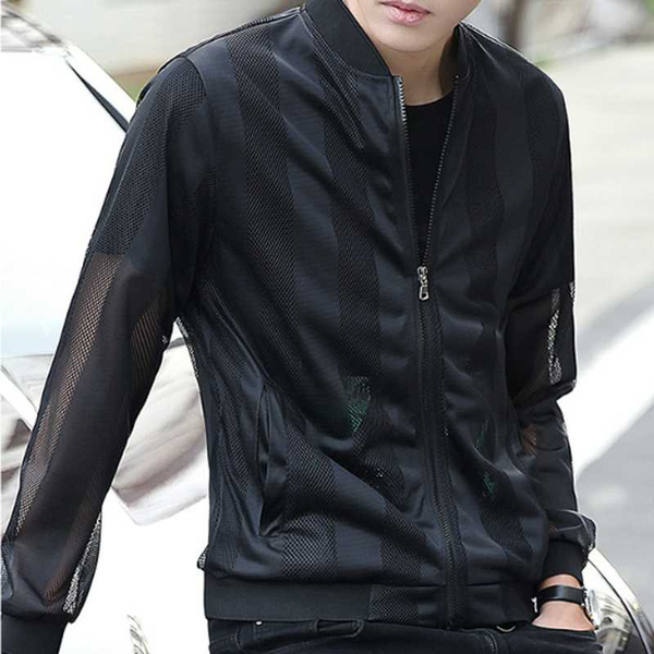 zip up transparent summer jacket men thin stage korean street jackets men bomber mesh jaketslimpriapunkraveclothe breathablemesh, Tan;black
zip up transparent summer jacket men thin stage korean street jackets men bomber mesh jaketslimpriapunkraveclothe breathablemesh, Tan;black