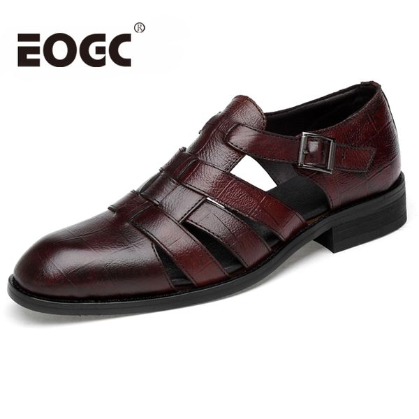 sandals genuine leather men handmade dress shoes luxury summer beach business, Black
sandals genuine leather men handmade dress shoes luxury summer beach business, Black
