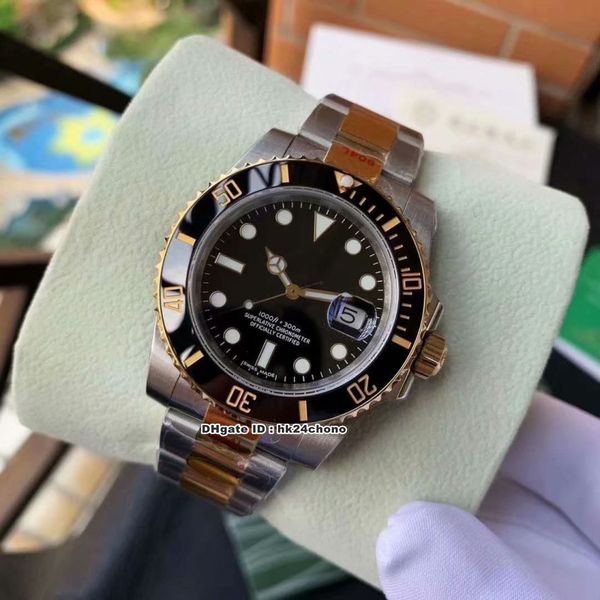 super n v8 40mm date 904l steel 116613 eta2836 28800vph autoamtic mens watch ceramic bezel black dial two-tone steel strap gents watches, Slivery;brown
super n v8 40mm date 904l steel 116613 eta2836 28800vph autoamtic mens watch ceramic bezel black dial two-tone steel strap gents watches, Slivery;brown