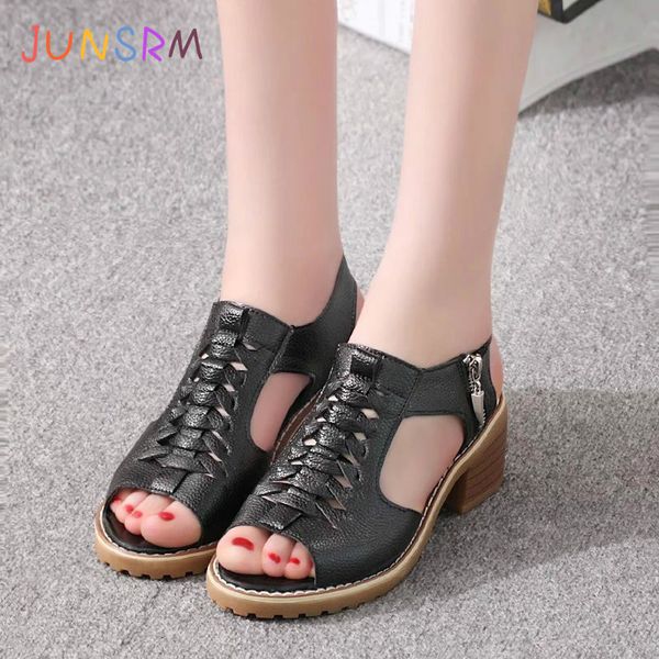 junsrm 2020 women's sandals square heel summer shoes peep toe zip gladiator sandals women zip platform, Black
junsrm 2020 women's sandals square heel summer shoes peep toe zip gladiator sandals women zip platform, Black