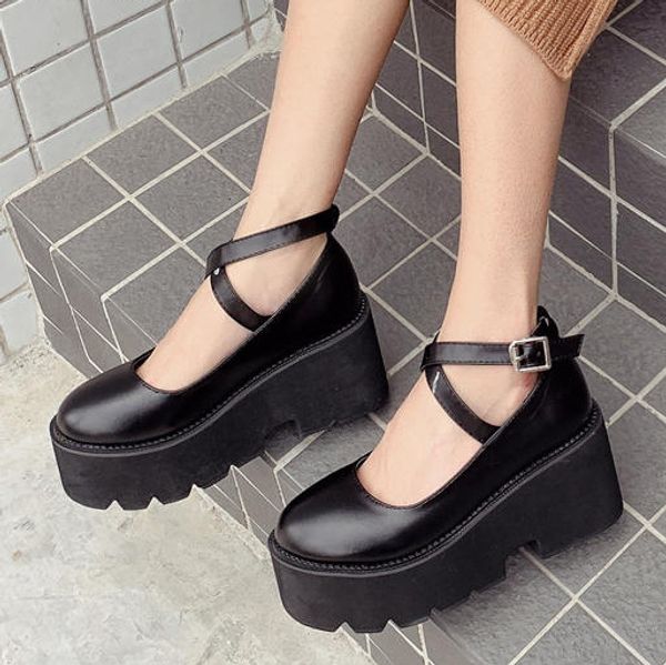 shoes shallow mouth autumn round toe casual female sneakers platform 2020 fashion women's flats cross comfortable fall, Black 
shoes shallow mouth autumn round toe casual female sneakers platform 2020 fashion women's flats cross comfortable fall, Black