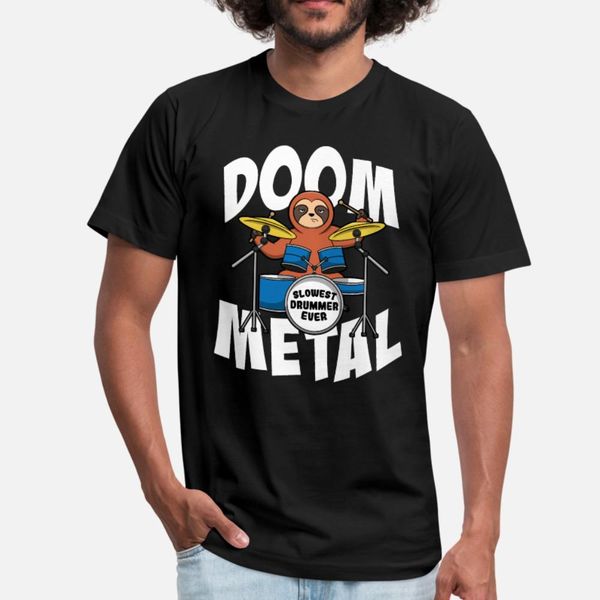 doom metal sloth drummer t shirt men interesting cotton round neck novelty interesting humor spring autumn natural shirt
doom metal sloth drummer t shirt men interesting cotton round neck novelty interesting humor spring autumn natural shirt