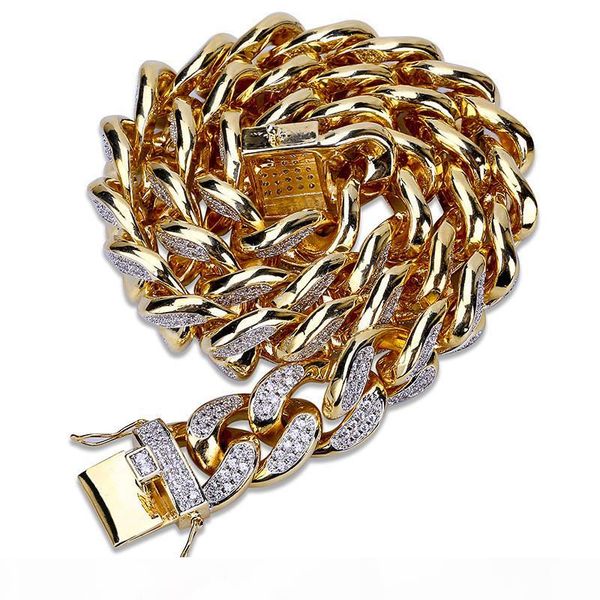 18mm gold silver hip hop chain necklace for men luxury bling cz hip hop jewelry miami cuba necklaces ing
18mm gold silver hip hop chain necklace for men luxury bling cz hip hop jewelry miami cuba necklaces ing