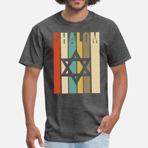 vintage jewish shalom silhouette with star of t shirt men design tee shirt round collar normal anti-wrinkle comfortable spring autumn, White;black
vintage jewish shalom silhouette with star of t shirt men design tee shirt round collar normal anti-wrinkle comfortable spring autumn, White;black