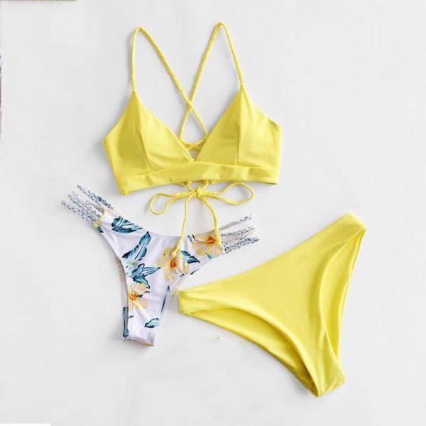 bikini 2020 women swimsuit solid swimwear low waist biquni tie dye bathing suit mirco bikini set beachwear floral, White;black
bikini 2020 women swimsuit solid swimwear low waist biquni tie dye bathing suit mirco bikini set beachwear floral, White;black