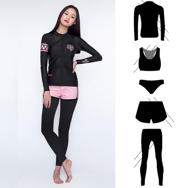 women's 5pcs rash guards long sleeve full swimsuit yoga fitness running clothes gym sport suits activewear set tracksuits outfit
women's 5pcs rash guards long sleeve full swimsuit yoga fitness running clothes gym sport suits activewear set tracksuits outfit