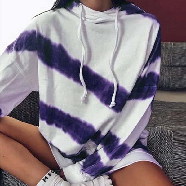women spring autumn tie dye stripe hooded sweatershirt 2020 fashion ladies casual outfit loose hoodies plus size s-2xl, Black
women spring autumn tie dye stripe hooded sweatershirt 2020 fashion ladies casual outfit loose hoodies plus size s-2xl, Black