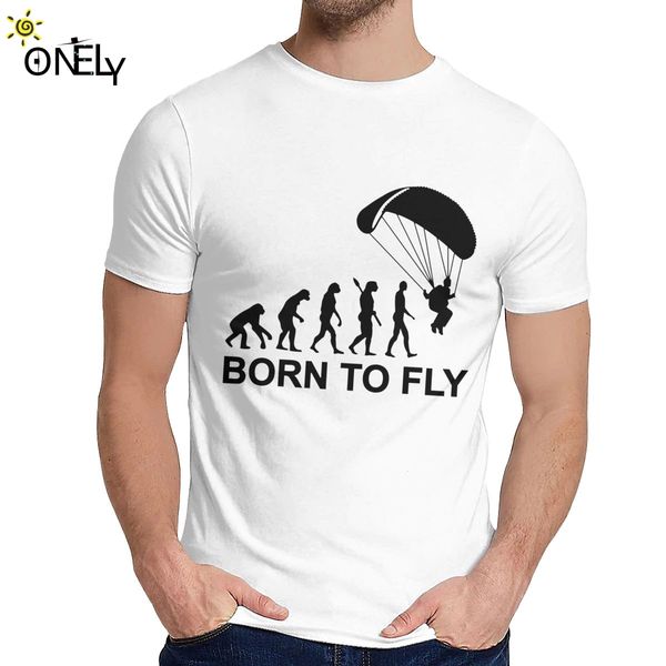 хорошо хлопок evolution парашютного born to fly t рубашка унисекс graphic print young style мода o-шея homme футболочка
хорошо хлопок evolution парашютного born to fly t рубашка унисекс graphic print young style мода o-шея homme футболочка