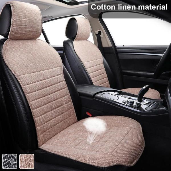 car seat covers 2 set front cover universal nonslip linen comfy protector for cars trucks with headrest
car seat covers 2 set front cover universal nonslip linen comfy protector for cars trucks with headrest