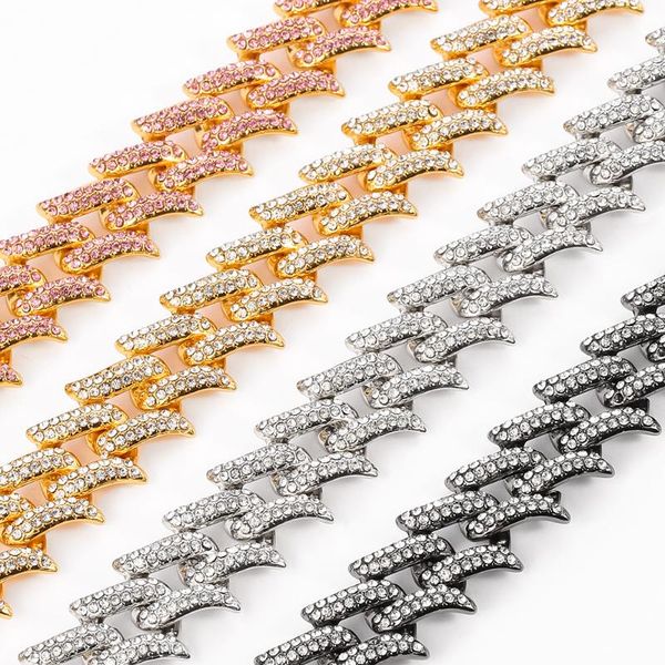 19mm miami prong cuban chain ne+ba 3 row full iced out rhinestones necklace & bracelet mens hiphop jewelry, Silver
19mm miami prong cuban chain ne+ba 3 row full iced out rhinestones necklace & bracelet mens hiphop jewelry, Silver