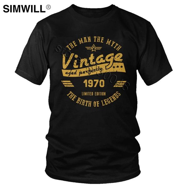 vintage the birth of legend 1970 t shirt short sleeved the man the myth t-shirt 50th birthday gift tshirt 50 years old tee 
vintage the birth of legend 1970 t shirt short sleeved the man the myth t-shirt 50th birthday gift tshirt 50 years old tee