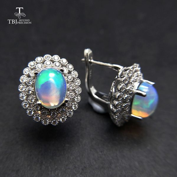tbjoval 7*9mm natural ethiopian opal clasp earring gemstone classic dianna 925 sterling silver jewelry for women as gift, Golden;silver
tbjoval 7*9mm natural ethiopian opal clasp earring gemstone classic dianna 925 sterling silver jewelry for women as gift, Golden;silver