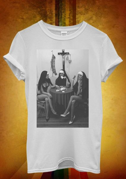 nuns naked playing card smoking funny men 2019 brand new clothing men's fashion man cotton clothing o neck shirt 
nuns naked playing card smoking funny men 2019 brand new clothing men's fashion man cotton clothing o neck shirt