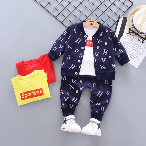 kids boy clothes sportswear baby suit letter coat pants 3pcs sport set children outwear girl baby gifts for newborn boys, White
kids boy clothes sportswear baby suit letter coat pants 3pcs sport set children outwear girl baby gifts for newborn boys, White