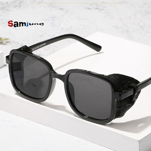 samjune new steampunk square glasses foreigners double beam sunglasses men european american personality women sunglasses, White;black
samjune new steampunk square glasses foreigners double beam sunglasses men european american personality women sunglasses, White;black