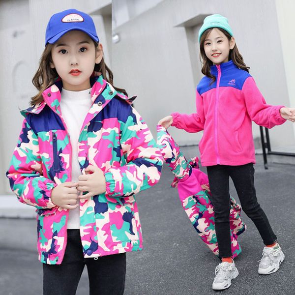 4-14T Jacket For Girls Fleece Windbreaker 2 Pcs Sets Children's Jacket for Spring Autumn Kids Jacket Hooded Warm Outerwear Coat, Blue
4-14T Jacket For Girls Fleece Windbreaker 2 Pcs Sets Children's Jacket for Spring Autumn Kids Jacket Hooded Warm Outerwear Coat, Blue