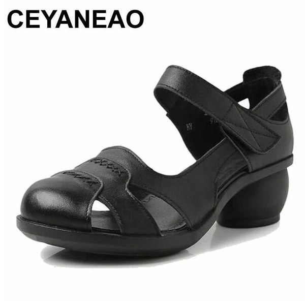 ceyaneao 2020 summer sandals woman handmade genuine leather women casual comfortable woman shoes sandals women summer shoes, Black
ceyaneao 2020 summer sandals woman handmade genuine leather women casual comfortable woman shoes sandals women summer shoes, Black