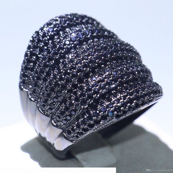 victoria wieck delxue jewelry 10kt black gold fill pave micro black sapphire cz diamond party eternity wide women wedding band ring gift, Slivery;golden
victoria wieck delxue jewelry 10kt black gold fill pave micro black sapphire cz diamond party eternity wide women wedding band ring gift, Slivery;golden