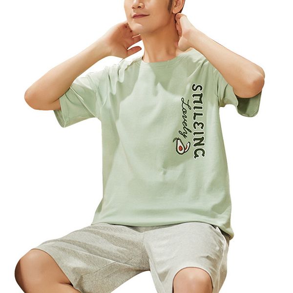 men summer cotton short-sleeved shorts pajamas set thin section home suit multi styles l-xxxl plus sizes mens sleepwear pajamas, Black;brown
men summer cotton short-sleeved shorts pajamas set thin section home suit multi styles l-xxxl plus sizes mens sleepwear pajamas, Black;brown