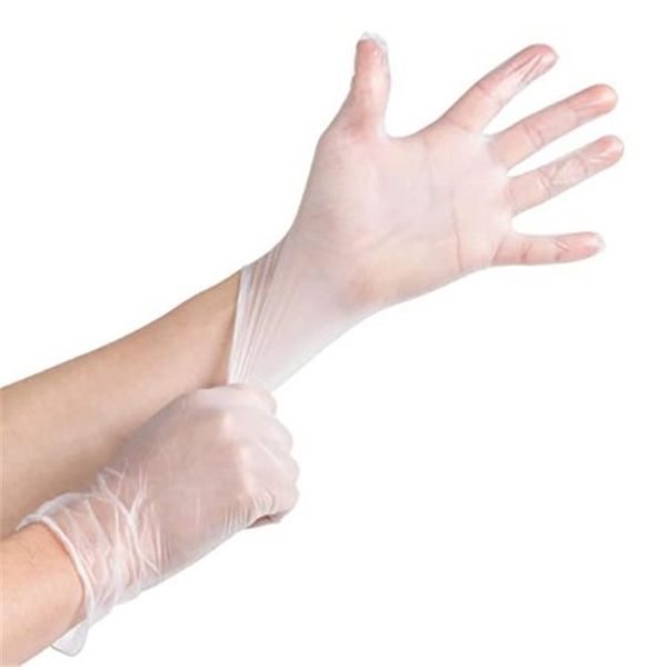 100pcs disposable gloves clear vinyl gloves latex powder-glove pvc cleaning health gloves for kitchen cooking cleaning 
100pcs disposable gloves clear vinyl gloves latex powder-glove pvc cleaning health gloves for kitchen cooking cleaning