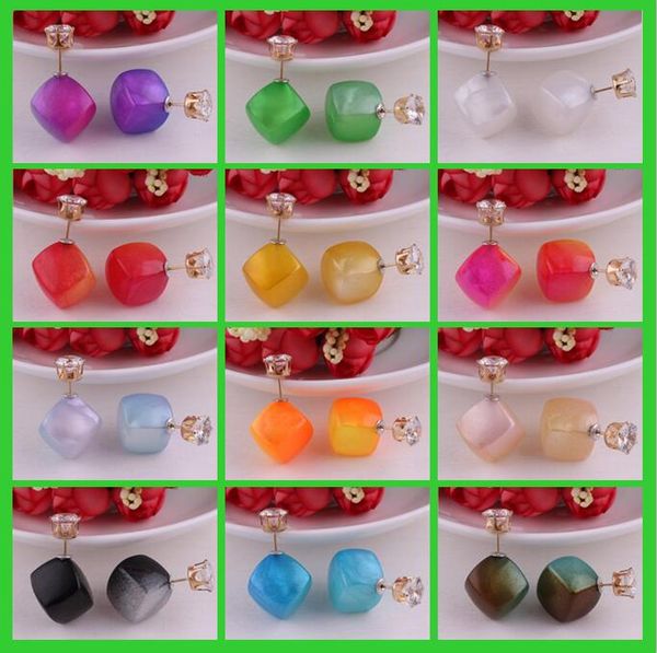 new fashion women paragraph earrings double side shining square bead (8mm 16mm) stud earrings big pearl crystal earrings 12 color selection, Golden;silver
new fashion women paragraph earrings double side shining square bead (8mm 16mm) stud earrings big pearl crystal earrings 12 color selection, Golden;silver