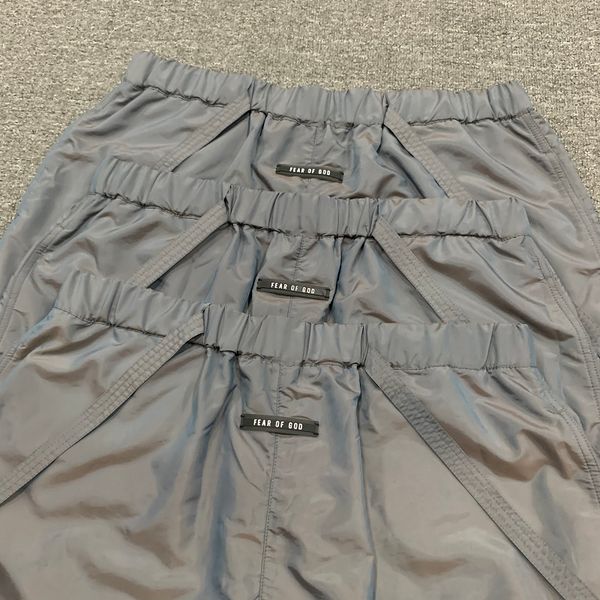 of fear god color 6 street pants high season nylon loose shorts streamers shorts fog colorful changing streetwear man's trend trousers, Black
of fear god color 6 street pants high season nylon loose shorts streamers shorts fog colorful changing streetwear man's trend trousers, Black