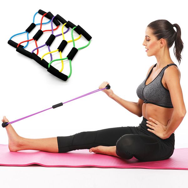 gym 8 word elastic band to work on the chest rubber expander rope for sports training resistance straps exercise equipment yoga
gym 8 word elastic band to work on the chest rubber expander rope for sports training resistance straps exercise equipment yoga