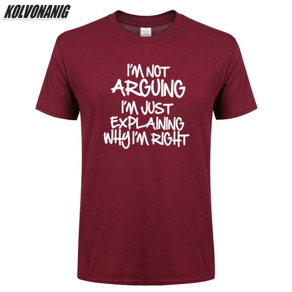 i'm not arguing just explaining why i'm right 2019 funny printed t shirt men hip hop short sleeve cotton cartoon tee-shirt
i'm not arguing just explaining why i'm right 2019 funny printed t shirt men hip hop short sleeve cotton cartoon tee-shirt