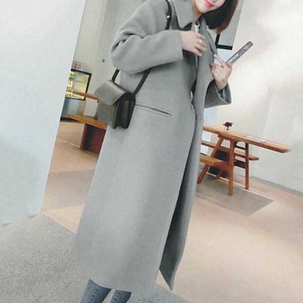 women's wool & blends womens winter jackets and coats xxl warm trench long coat outwear lapel jacket overcoat plus2021#4, Black
women's wool & blends womens winter jackets and coats xxl warm trench long coat outwear lapel jacket overcoat plus2021#4, Black