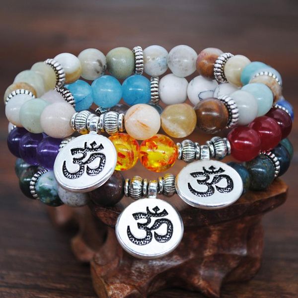 charm bracelets natural stone 7 chakra beads bracelet fashion women men yoga om elastic friendship jewelry gifts, Golden;silver
charm bracelets natural stone 7 chakra beads bracelet fashion women men yoga om elastic friendship jewelry gifts, Golden;silver