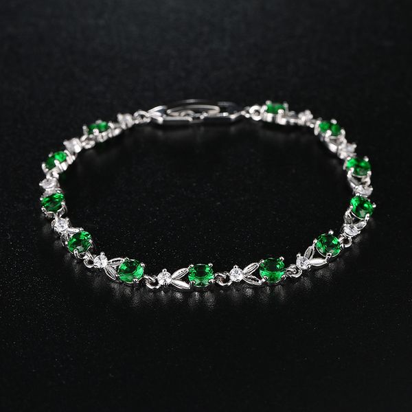 Water droplets Natural Green Cubic Zirconia White CZ 925 Sterling Silver Jewelry Charm Bracelet Christmas Gifts For Wome
Water droplets Natural Green Cubic Zirconia White CZ 925 Sterling Silver Jewelry Charm Bracelet Christmas Gifts For Wome