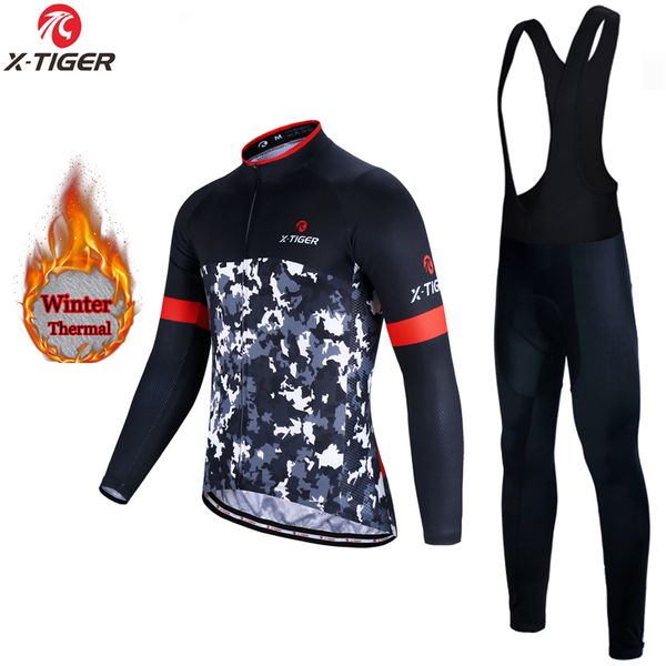 x-tiger winter cycling jersey set long sleeve cycling clothing thermal fleece mtb bicycle keep warm racing bike clothes, Black;blue
x-tiger winter cycling jersey set long sleeve cycling clothing thermal fleece mtb bicycle keep warm racing bike clothes, Black;blue
