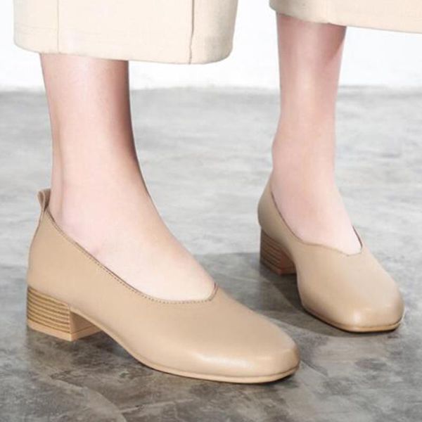 new spring autumn women fashion asakuchi soft shoes square head shoes women casual soft wear med thick heel sh210, Black
new spring autumn women fashion asakuchi soft shoes square head shoes women casual soft wear med thick heel sh210, Black