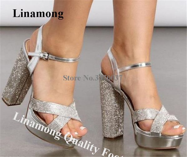 linamong bling bling rhinestone chunky heel high platform sandals silver black crystal thick high heel sandals wedding heels
linamong bling bling rhinestone chunky heel high platform sandals silver black crystal thick high heel sandals wedding heels