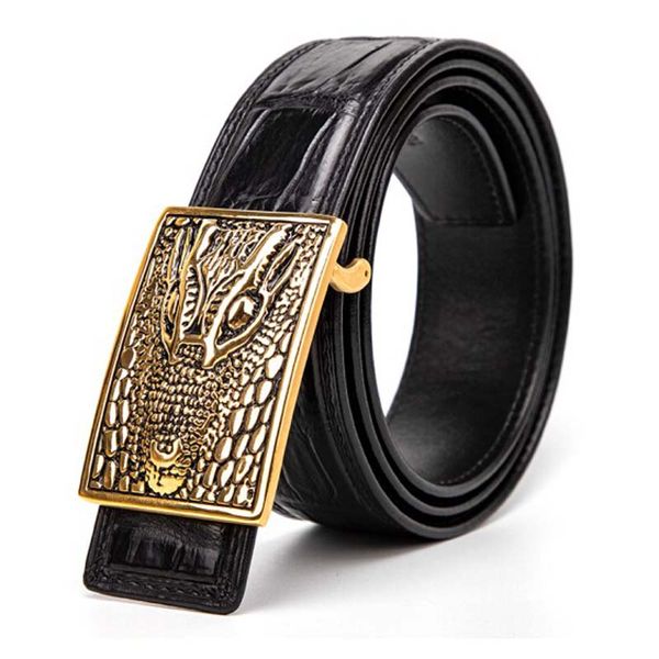 yinshang new style crocodile leather belt male belt youth smooth buckle men crocodile stainless steel buckle, Black;brown
yinshang new style crocodile leather belt male belt youth smooth buckle men crocodile stainless steel buckle, Black;brown