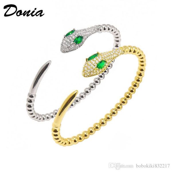 donia jewelry two color electroplating exaggerated micro inlay zircon ferocious animal adjustable opening bracelet personalized birthday gif, Black
donia jewelry two color electroplating exaggerated micro inlay zircon ferocious animal adjustable opening bracelet personalized birthday gif, Black