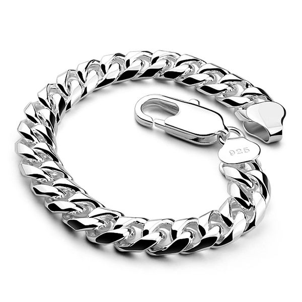men sterling silver jewelry 100% 925 sterling silver vintage link chain bracelet thick bracelet cuban bracelet 10mm20cm, Golden;silver
men sterling silver jewelry 100% 925 sterling silver vintage link chain bracelet thick bracelet cuban bracelet 10mm20cm, Golden;silver