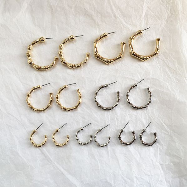 2020 new vintage bamboo small large hoop earrings for women fashion street style gold metal loop earrings hoops, Golden;silver
2020 new vintage bamboo small large hoop earrings for women fashion street style gold metal loop earrings hoops, Golden;silver