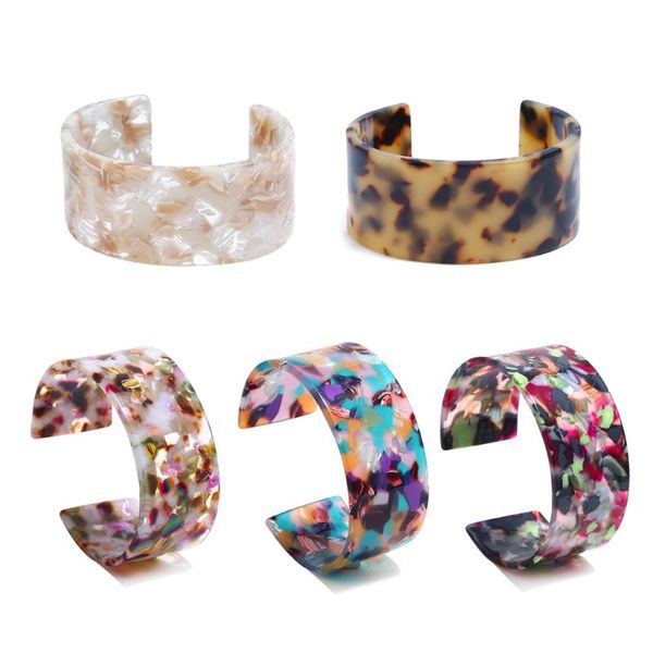 boho leopard marble acrylic bangles acetate resin open cuff bracelets women fashion jewelry colorful wide charms hand decoration, Black
boho leopard marble acrylic bangles acetate resin open cuff bracelets women fashion jewelry colorful wide charms hand decoration, Black