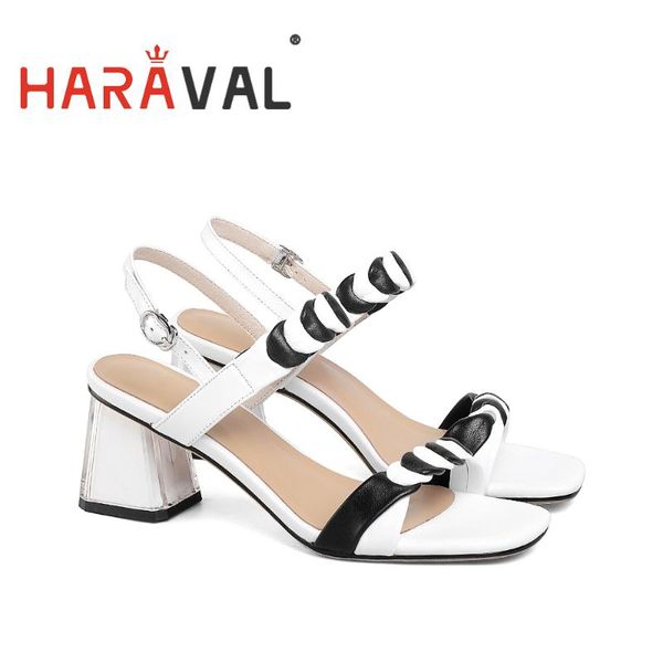haraval women sandals fashion white shoes genuine leather thick heels buckle strap casual shoes high heels fashion lady b6, Black
haraval women sandals fashion white shoes genuine leather thick heels buckle strap casual shoes high heels fashion lady b6, Black