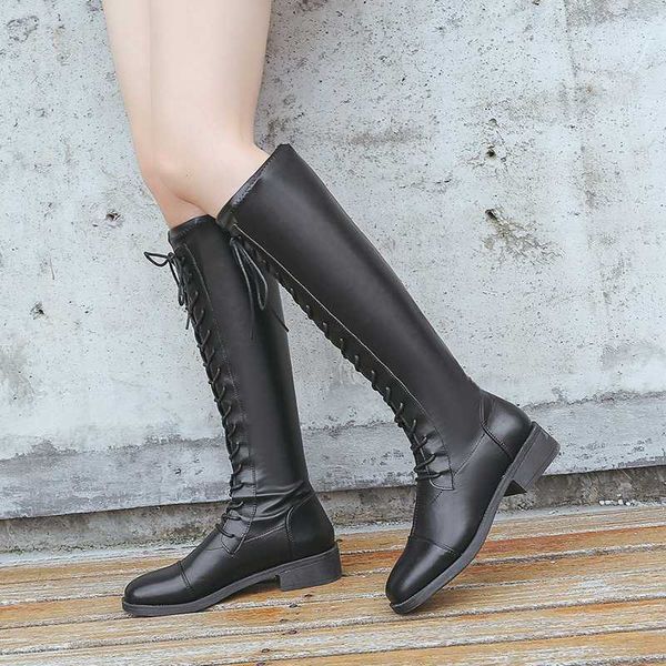 rimocy autumn winter 2020 black pu leather long boots women fashion cross-tied female knee high boots square heels shoes woman
rimocy autumn winter 2020 black pu leather long boots women fashion cross-tied female knee high boots square heels shoes woman