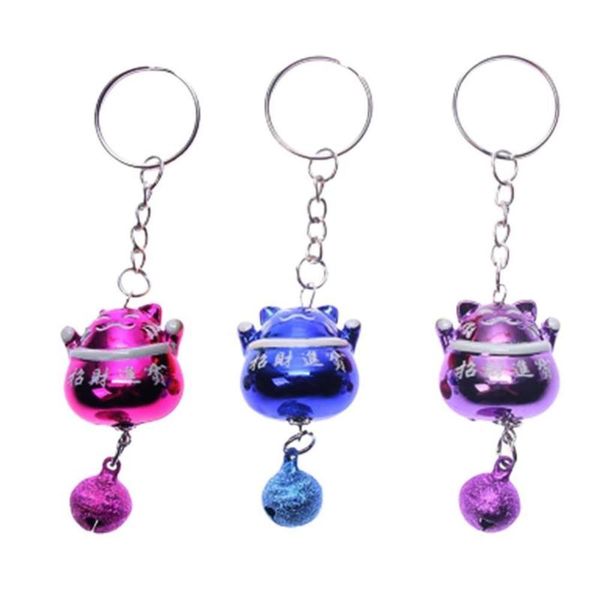 new cartoon fortune lucky cat car keyring keychain with bell car bags key chain cool accessories jewelry wholesale gift for men, Silver
new cartoon fortune lucky cat car keyring keychain with bell car bags key chain cool accessories jewelry wholesale gift for men, Silver