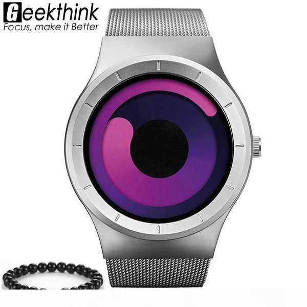 geekthink new quartz watch women men's watches brand fashion stainless steel watches mesh belt rotary dial wristwatch, Slivery;brown
geekthink new quartz watch women men's watches brand fashion stainless steel watches mesh belt rotary dial wristwatch, Slivery;brown