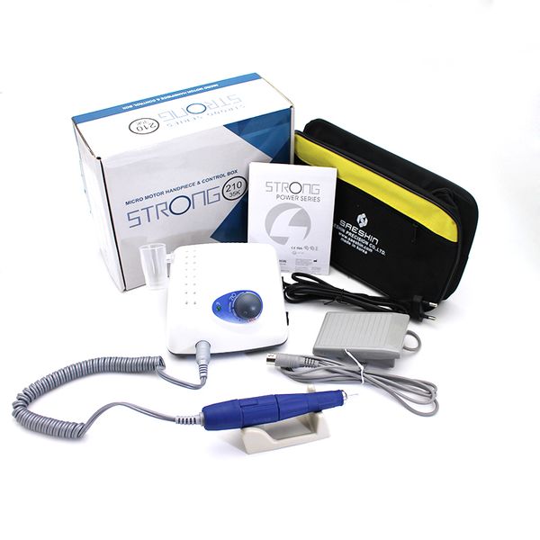 65w 35000rpm electric nail drill machine strong 210 model 204 handpiece manicure pedicure nail file bit art equipment
65w 35000rpm electric nail drill machine strong 210 model 204 handpiece manicure pedicure nail file bit art equipment