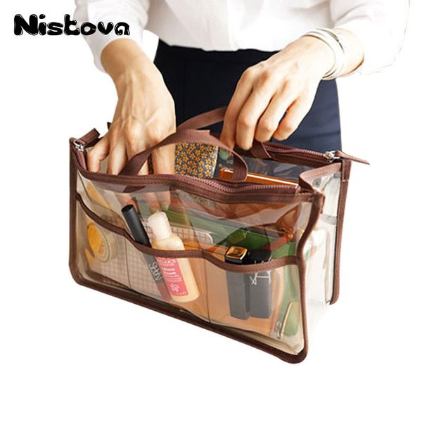 cosmetic bags & cases waterproof clear handbag organizer double zipper see through insert purse organiser transparent makeup travel pouch
cosmetic bags & cases waterproof clear handbag organizer double zipper see through insert purse organiser transparent makeup travel pouch