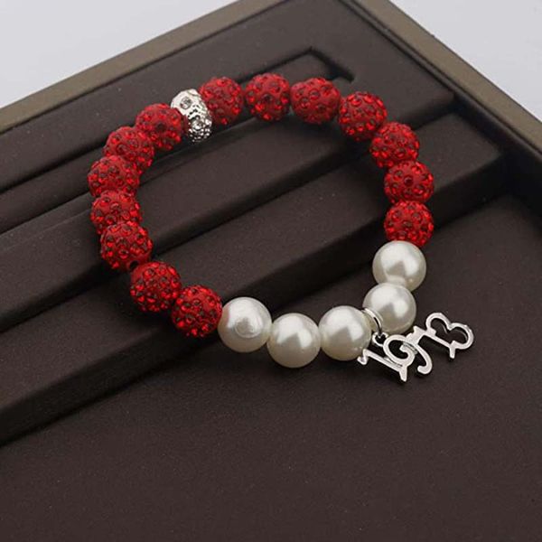 red elastic sorority gift women jewelry crystal beaded bangle bracelet greek sorority charm tassel triangle bracelet, Black
red elastic sorority gift women jewelry crystal beaded bangle bracelet greek sorority charm tassel triangle bracelet, Black