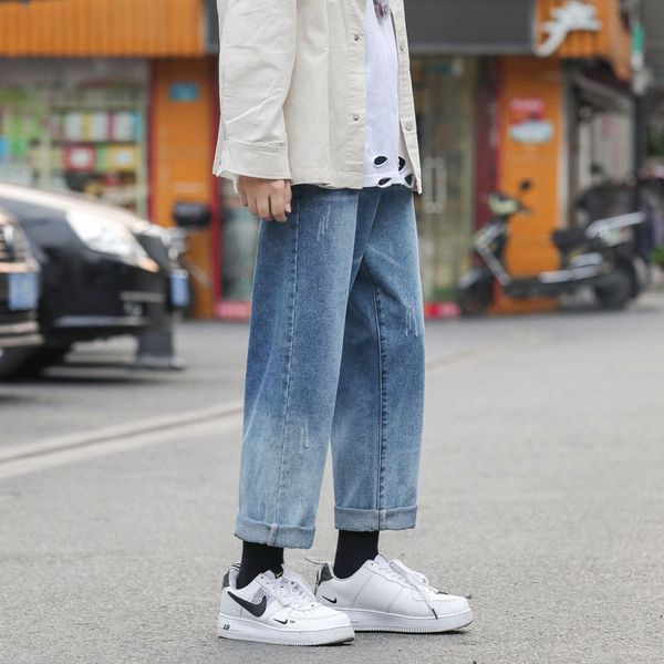 gradient jeans men's fashion casual retro straight jeans men streetwear loose autumn korean hip-hop denim trousers mens s-2xl, Blue
gradient jeans men's fashion casual retro straight jeans men streetwear loose autumn korean hip-hop denim trousers mens s-2xl, Blue