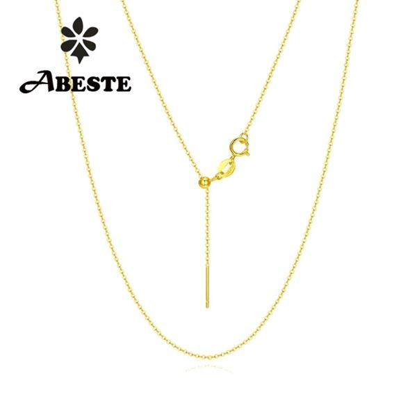 ani 18k rose/white/yellow gold (au750) chain necklace for women engagement fine jewelry o letter chain for pendant can adjust, Silver
ani 18k rose/white/yellow gold (au750) chain necklace for women engagement fine jewelry o letter chain for pendant can adjust, Silver